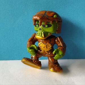 4/$20💥Moose Toys Treasure X GOLD Figure 2.5" Tall Snake Head, green SKULL